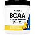 Nutricost BCAA Powder (Pineapple, 30 Servings) - Optimal 2:1:1 Ratio