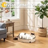 Conlun Oval Cat Scratching Board 2 in 1 Scratch Sofa Bed Natural Cardboard view 2