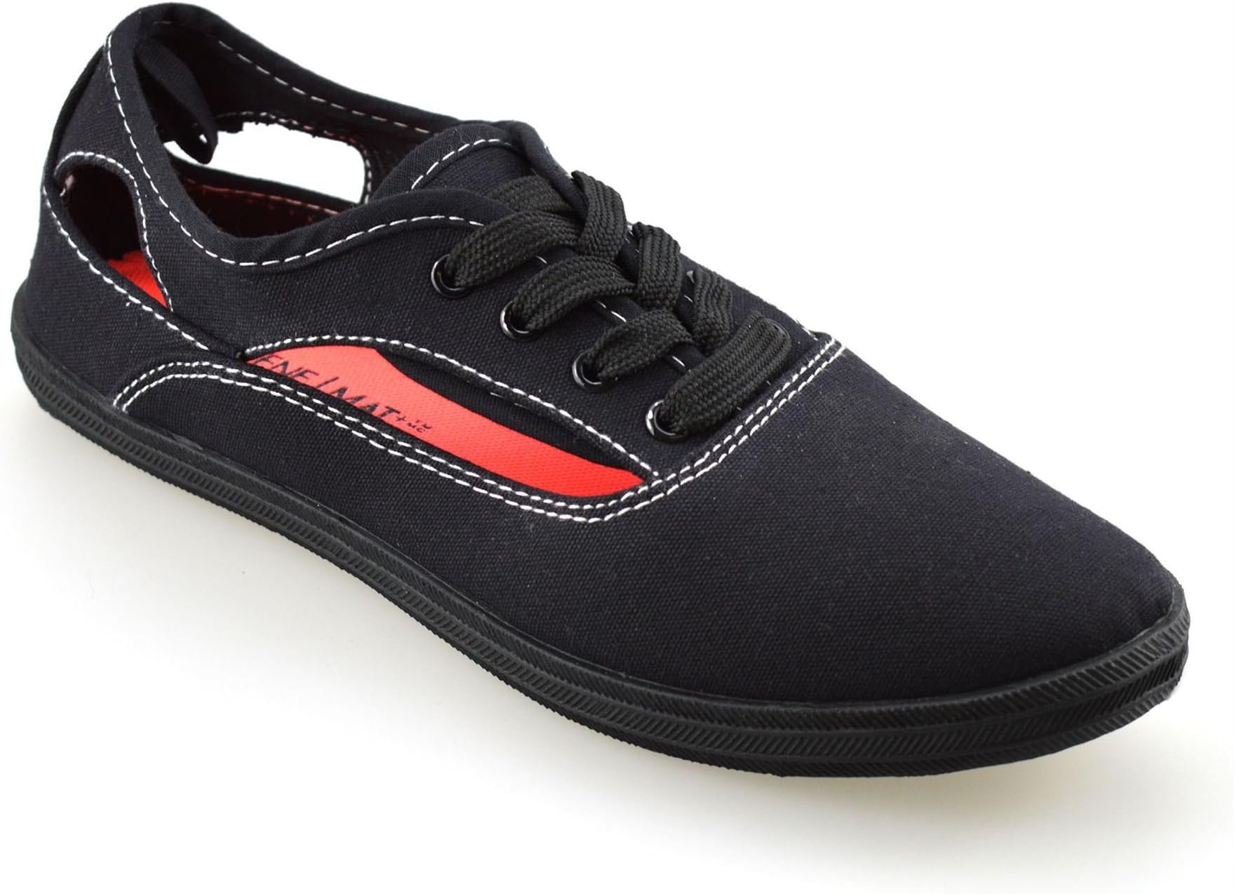 Ladies Womens Casual Gym Walking Fitness Summer Canvas Pumps Trainers Shoes