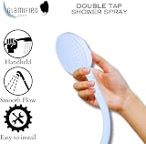 Glamified Double Tap Shower Spray Bath Taps with Hose 1.5m SH-001 view 2