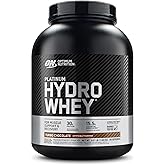Optimum Nutrition Platinum Hydrowhey Protein Powder, 100% Hydrolyzed Whey Protein Isolate Powder, Flavor: Turbo Chocolate, 40 Servings, 3.61 Pounds (Packaging May Vary)