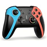 FIOTOK Wireless Switch Controllers for Nintendo Switch/Switch 2/Lite/OLED | Switch Pro Controller with Hall Joysticks &amp; Triggers,Wake-up, Gyro Axis,Turbo, Screenshot,Programmable