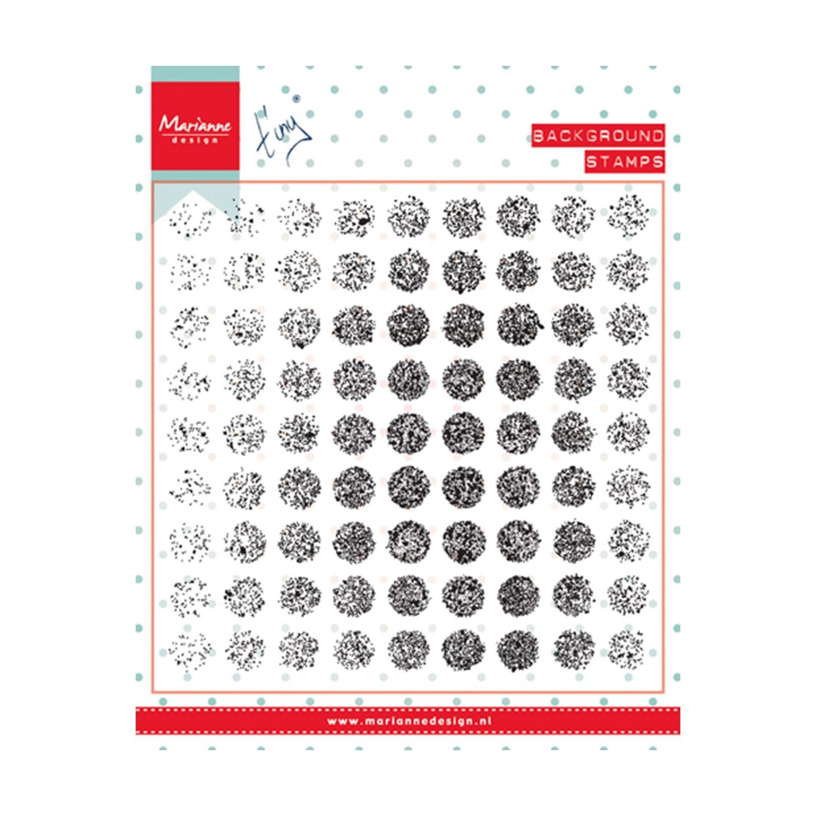 Marianne Design Distressed Dots Clear Stamp, Transparent,21.2 x 14.4 x 0.4 cm