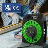 Desiretech 18m 4-Socket Extension Lead Heavy Duty Cable Reel 13A 4-Way view 8