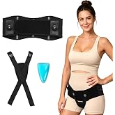 atypebrace Pelvic Support Belt for Pregnancy &amp; Postpartum | Prolapse Support for Women | with Gel Pack for SPD &amp; Vulvar Varicosities Relief