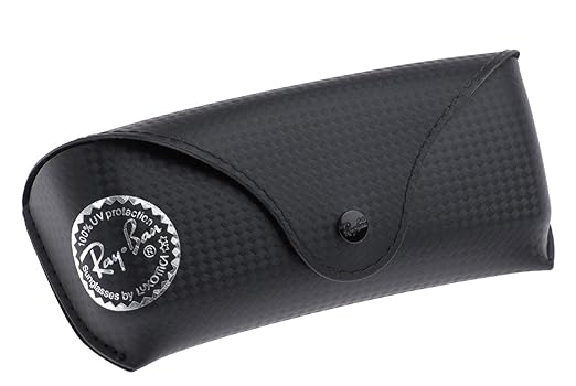 Original Ray-Ban Brillenetui - Carbonoptik - Größe L, L, Carbonlook