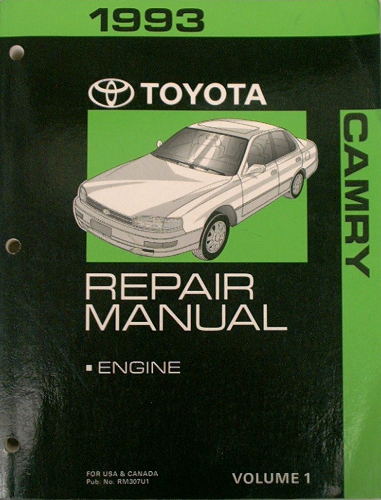 1993 Toyota Camry Repair Manual Engine Volume 1 Paperback – 1992
