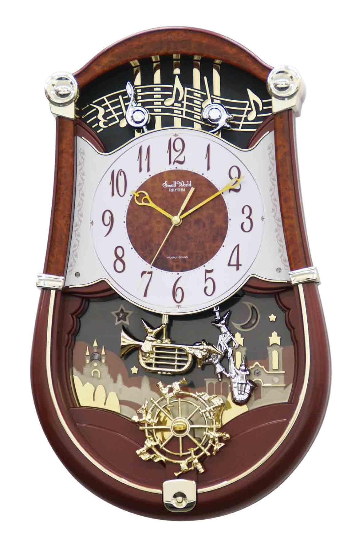 Rhythm Clocks "Concerto Entertainer II" Musical Motion Clock eBay