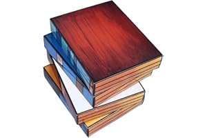 Zerodis Night Lights Desk Lamp Vintage Books Table Lamp Nightstand Reading Desktop with Colorful Design for Home Bedside Deco