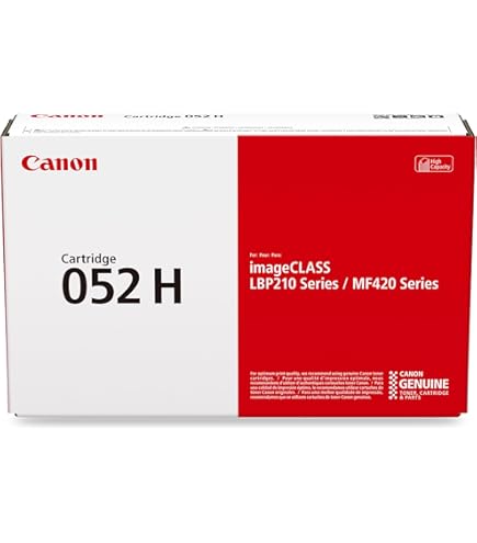 Amazon.com: Canon Genuine 052 Black Toner Cartridge