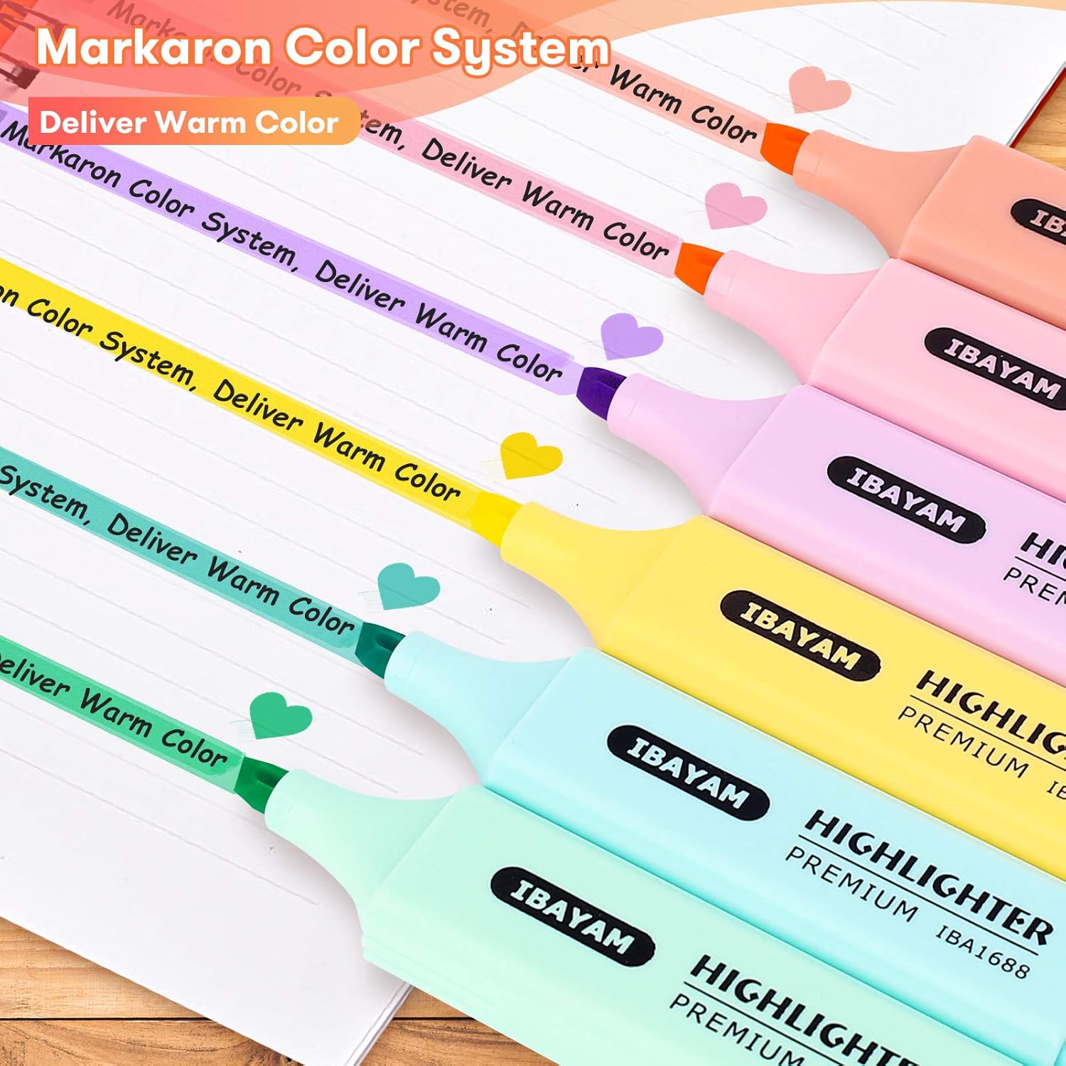 Highlighters, Pastel Colors Highlighter Set, Assorted Colors Highlighters and Pens, Chisel Tip Marker Pens for Adults Kids Students Journaling Highlighting Planner Notes, Office School Supplies : Office Products