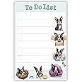 Boston Terrier Sticky Notepad to Do List | Kawaii Dog Lover Gifts for Women | Office School Supply Sticky Notes 4"x6" 50 Pages