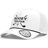 Clatnew Funny Golf Hats Funny Golf Gifts for Men,Golf Rope Hat for Men,Legalize Mulligans - Black/White