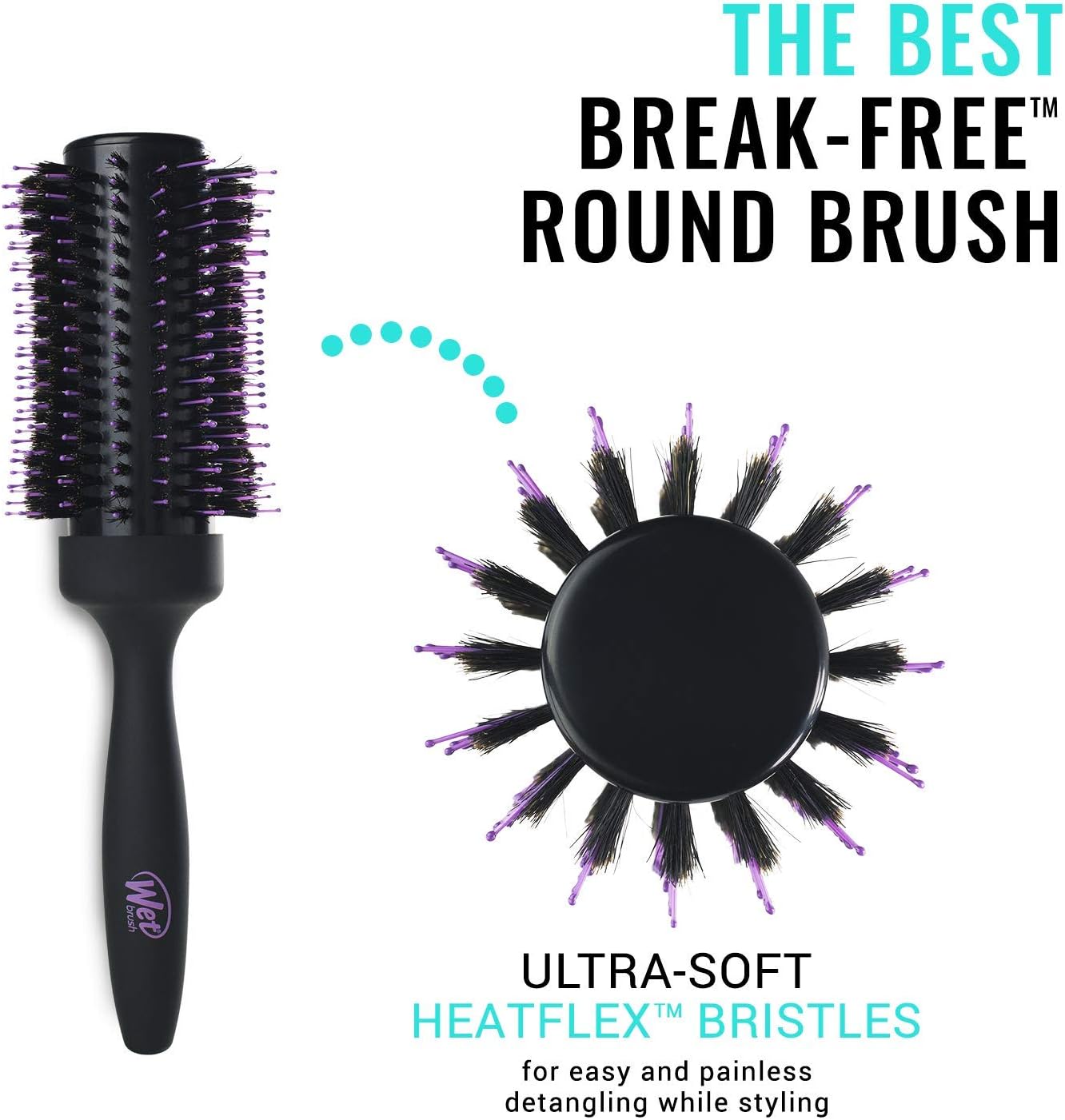 Wet Brush, Volumizing Round ThickCourse By For Unisex, Dickes Haar, Thick Hair - Image 4