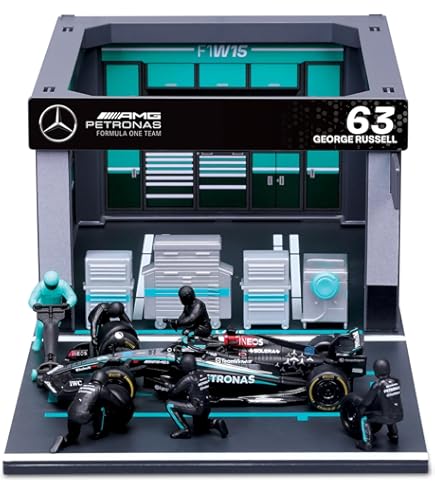 Amazon.com: American Diorama Formula One F1 Pit Crew 7 Figure Set