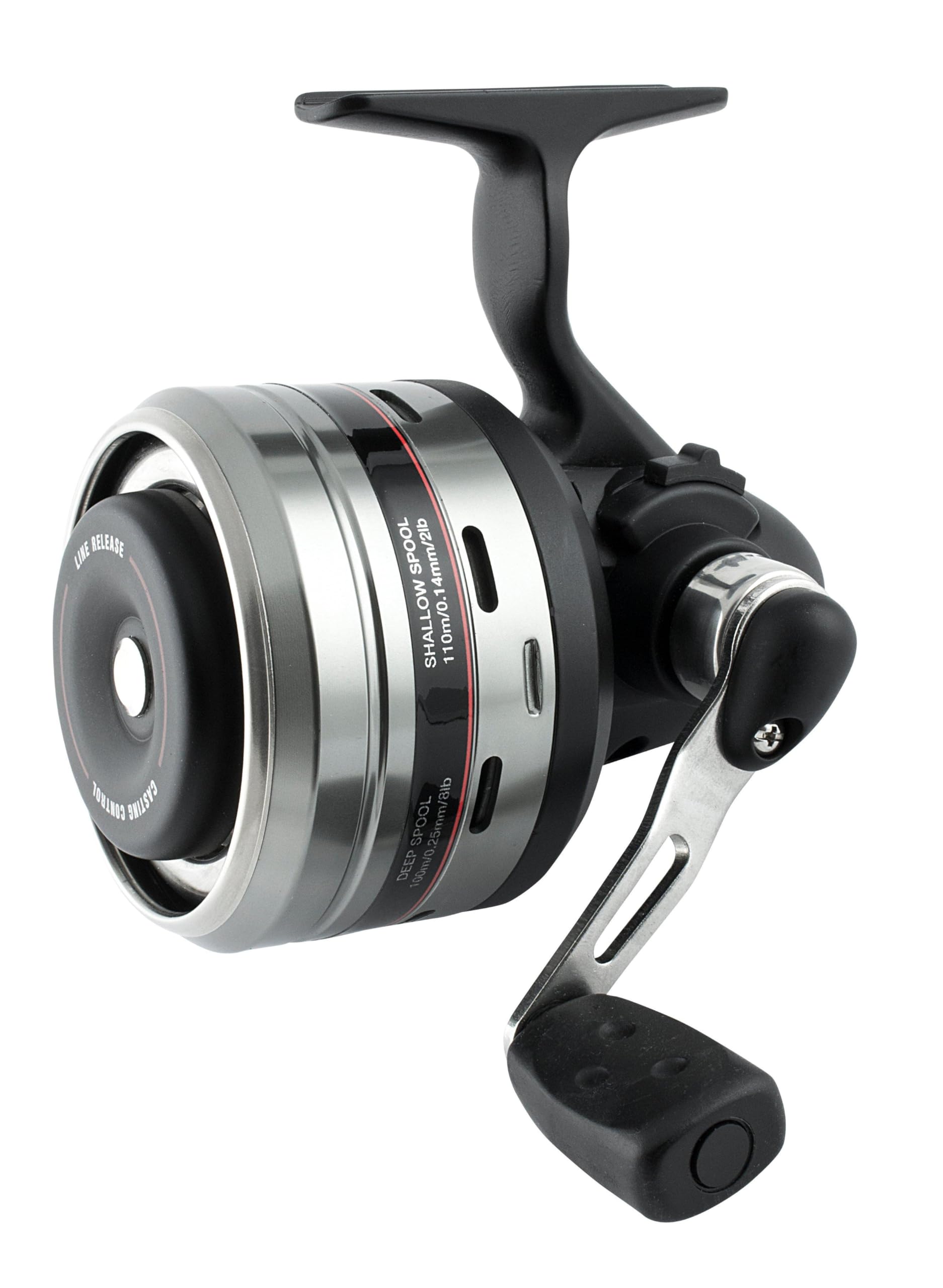 Abu Garcia 507 MKII, Fishing Reel, Spincast Reels, Allround Fishing, Unisex, Black/Silver, 507 | Left Hand/Right Hand