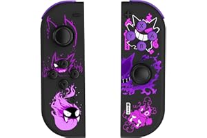HUPEND Controllers for Nintendo Switch, Replacement L/R Controller for Switch Support Wake up/Screenshot/Motion Control Cool Skin