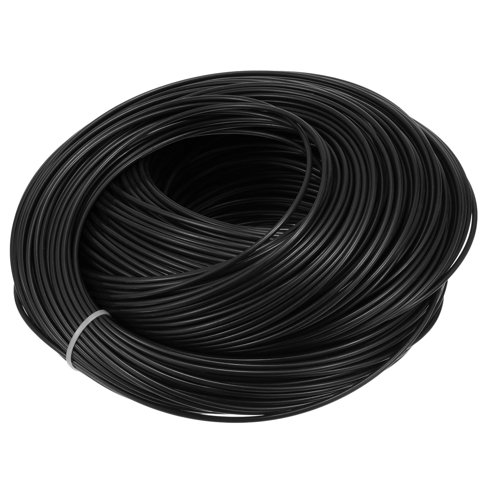 M METERXITY Wicker Repair Kit - Round Synthetic Rattan Fix Kit Plastic Wicker, Innovative DIY, Apply to Rattan Basket Making (2.5mm, 1.1 LB, Black)