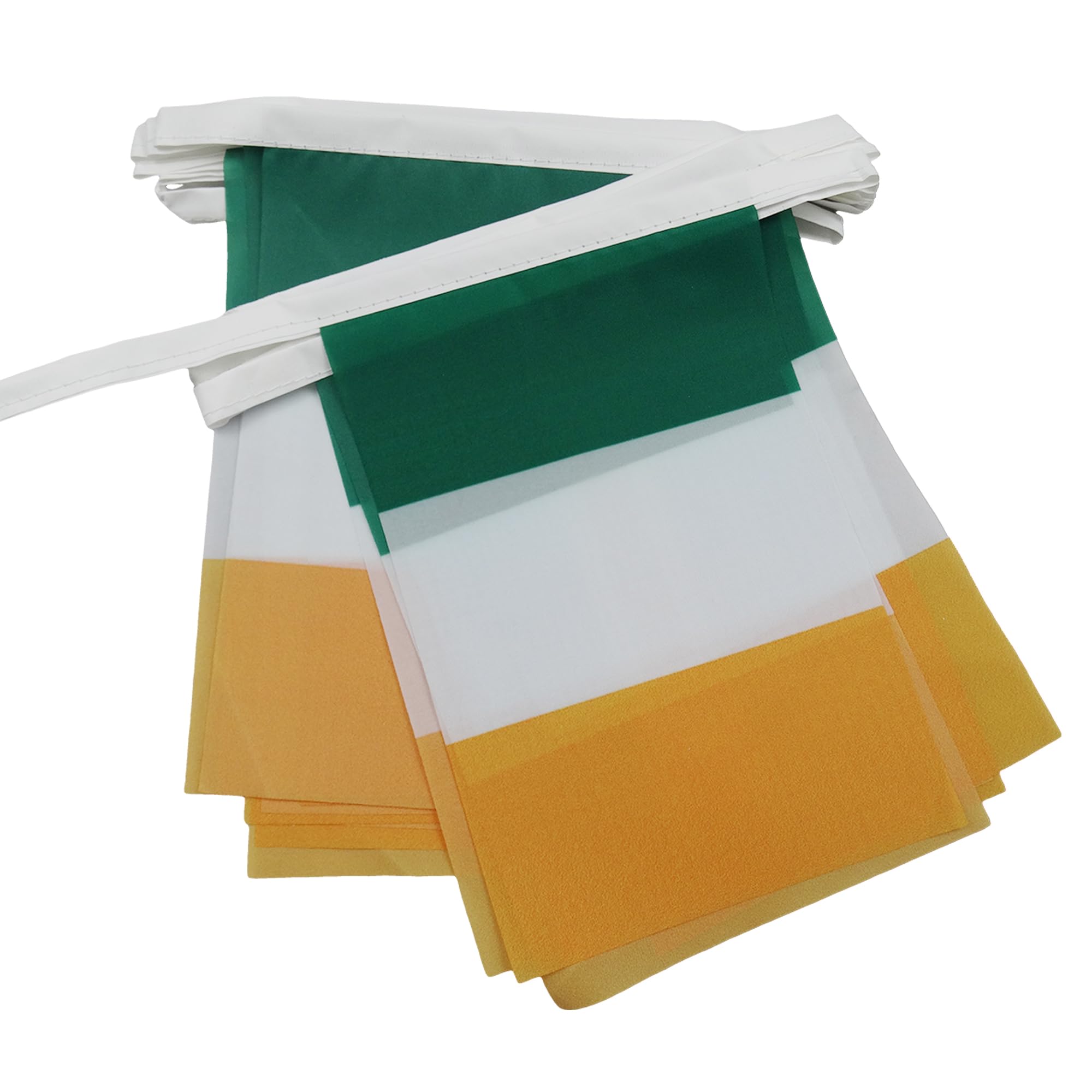 AZ FLAG Ireland Bunting Flag, 20 Ft Garland with 20 Small Irish Flags 8'' x 6'', 100% Polyester String Pennant, 6 meters — image 1