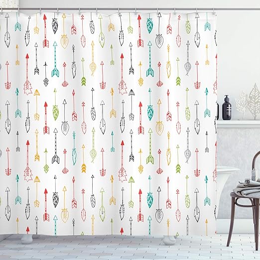 Amazon Com Ambesonne Arrow Decor Collection Color Pen Doodle