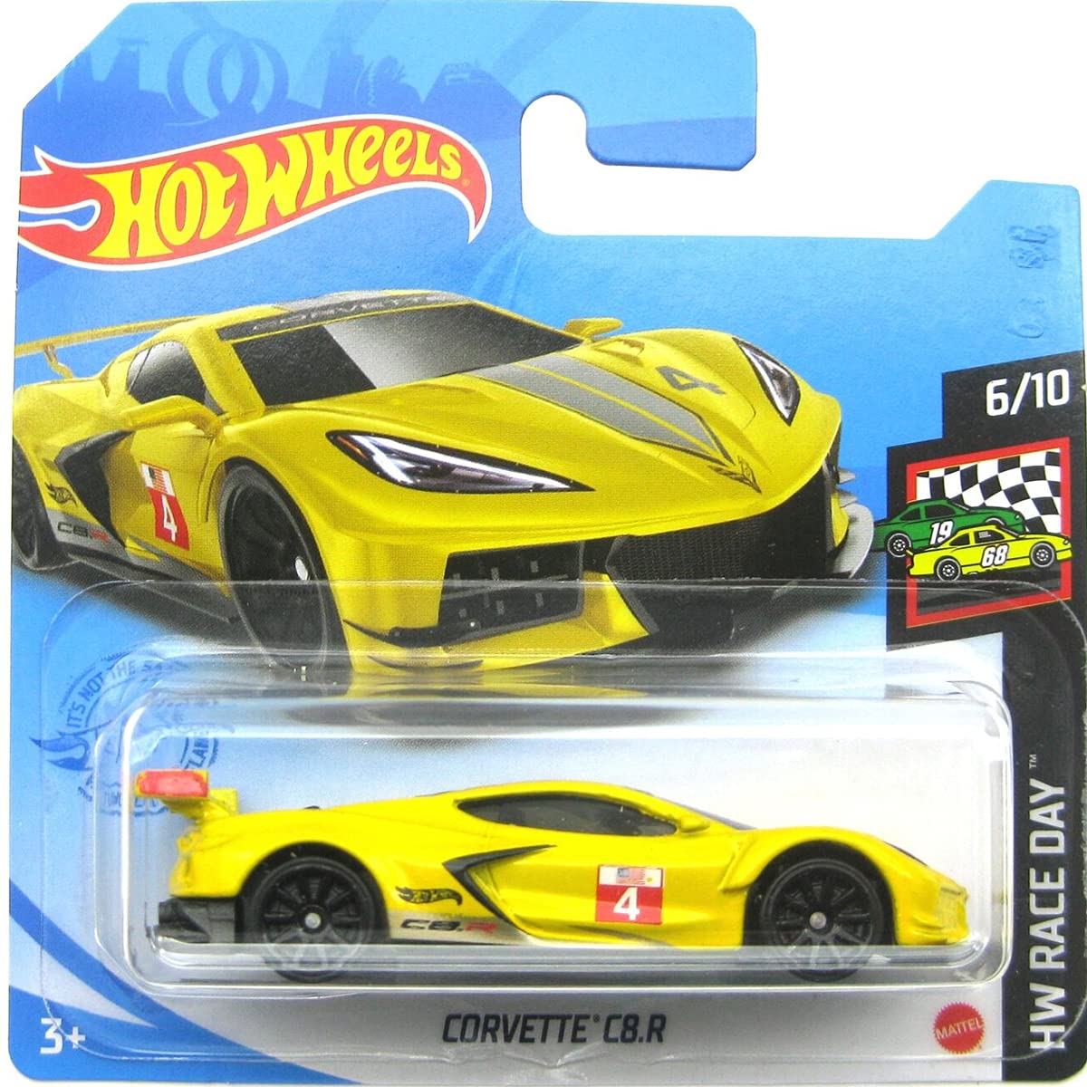 Hot Wheels Corvette C8.R HW Race Day 6/10 (105/250) 2021 Short Card