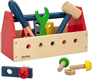 WOOMAX - Caja herramientas de madera WOOMAX (42751)