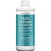 Viva Doria H2O2 Hydrogen Peroxide 6 Percent, Food Grade, 16 Fluid Ounce (473 mL)