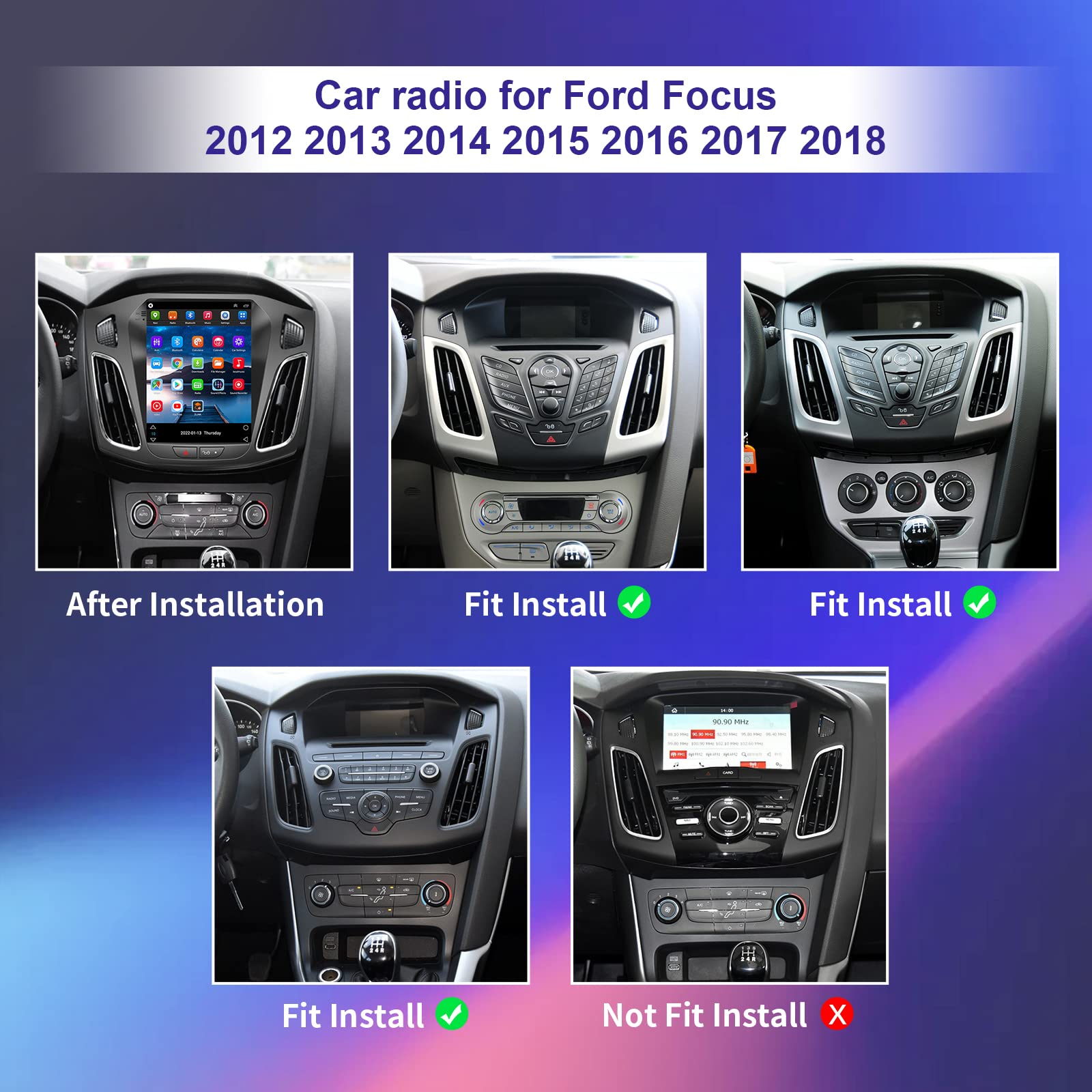 4GB+64GB(8 Core) 5GWiFi Car Stereo Radio for