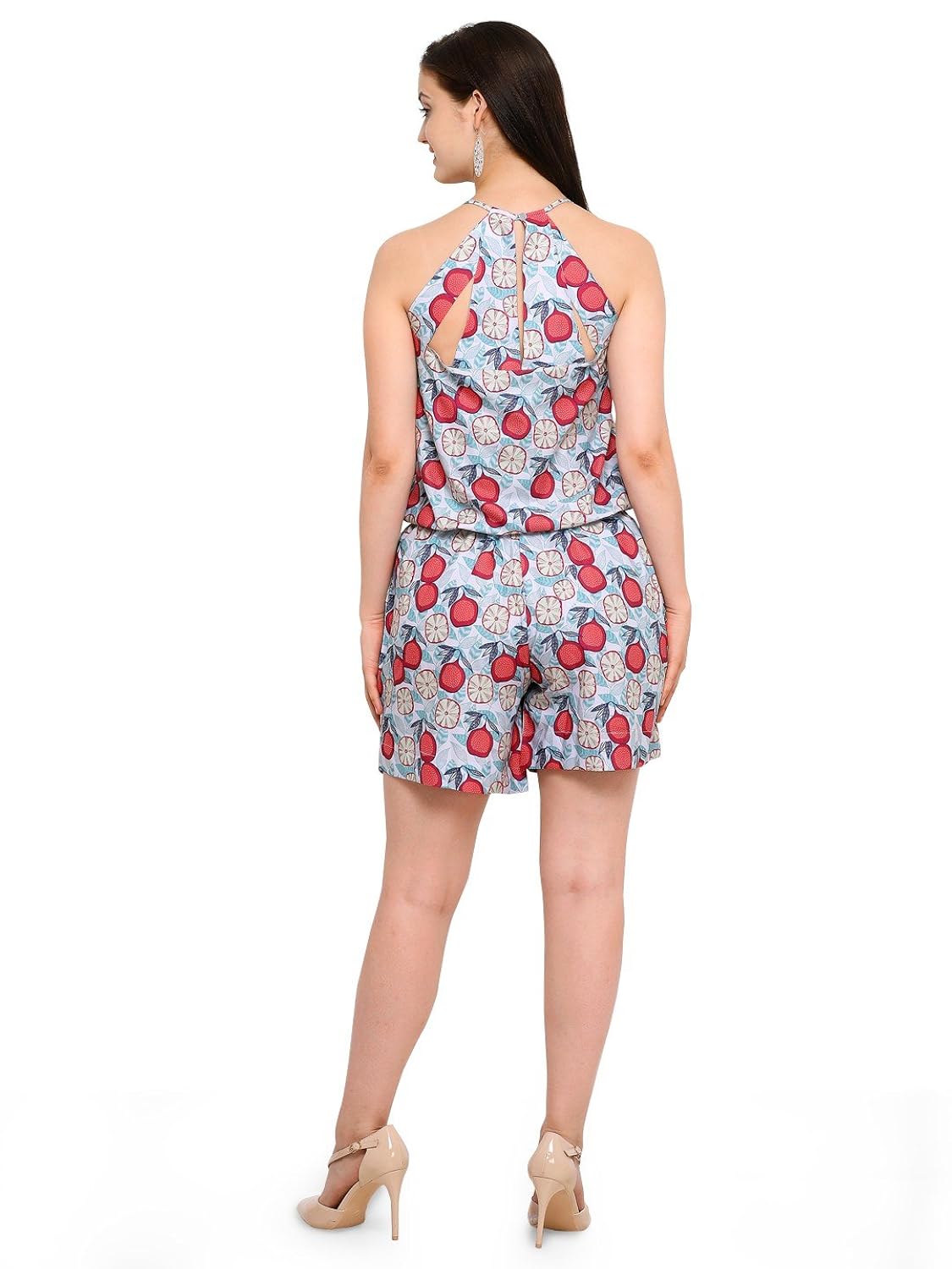 smarty pants women quirky print jumper jumpsuit smjd-109