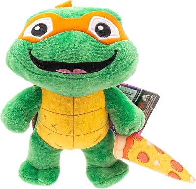 Mattel Teenage Mutant Ninja Turtle Figurine d'action douce à partir de 3 ans (Michelangelo)