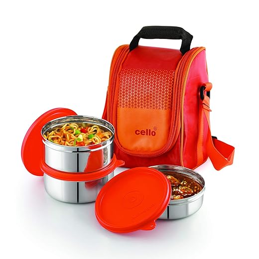 Grab Deal Cello Lunch Box, Set of 3