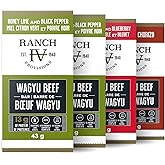 Thrive Provisions Wagyu Beef Bar - Sampler Pack - High In Protein, Tender Texture, Sustainably Sourced, Soy Free, Non GMO, Ke