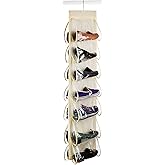 Handy Laundry Hanging Shoe Organizer - 14 Pockets - Clear Pockets Will Protect Your Shoes, Handbags, Purse &amp; Enable You to Find Them Easily. Hang it in a Closet to Keep Your Closet Neat &amp; Organized.