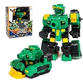 Rockclo Transformable Robot Toys Transforming Tank to Robot, 5 Year Old Boy Birthday Gift, STEM Toys for Ages 5-7, Preschool Construction Building Toys for Kids, Toy for 3 4 5 6 7 8 Year Old Boy