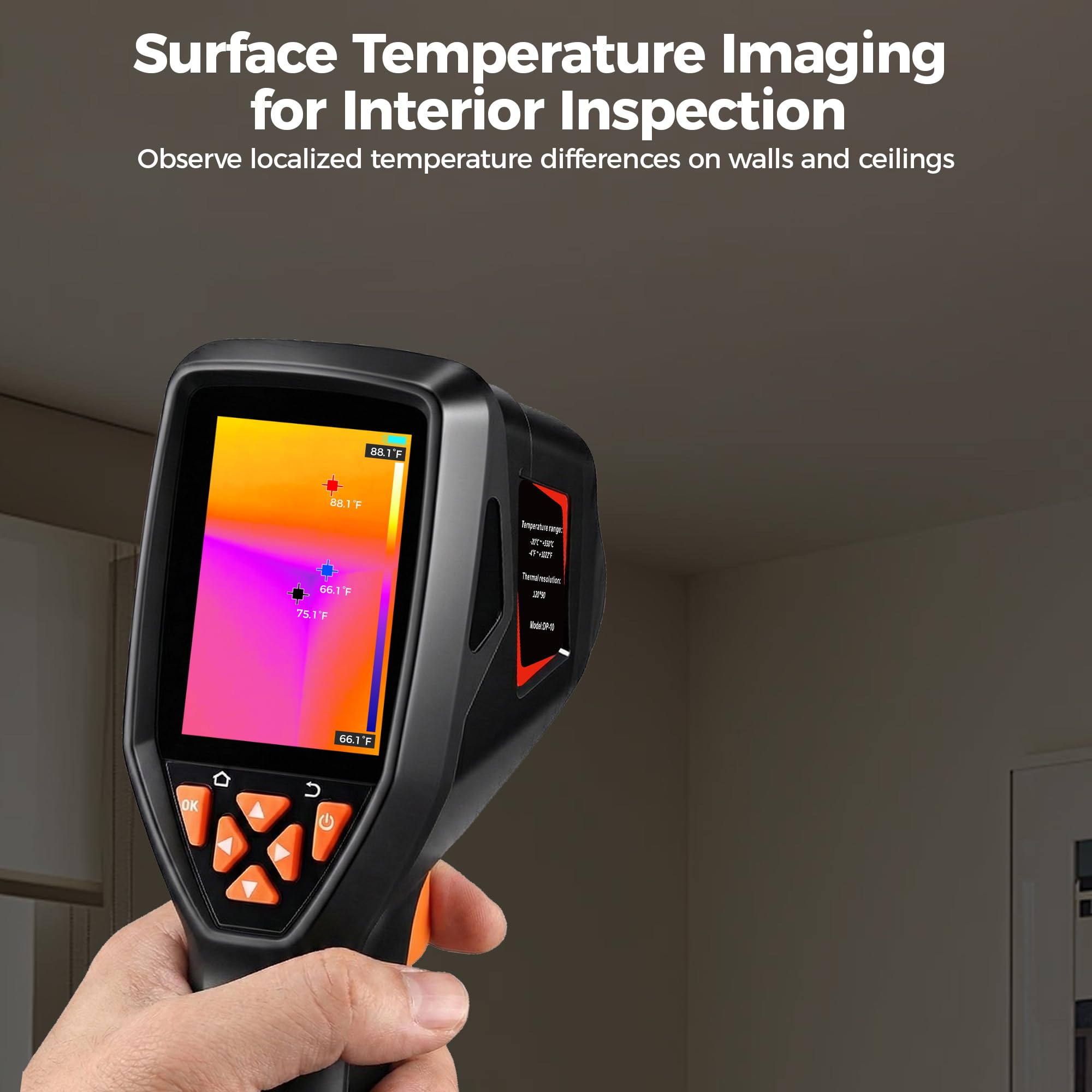 ANXTECH 320x240 Thermal Camera 25Hz Handheld for Leak Detect...