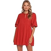 Petal & Pup Womens Cinzia Mini Dress Red