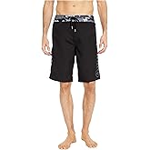 O'NEILL Men's 21 Inch Geo Print Boardshorts - Water Resistant Swim Trunks for Men with Quick Dry Stretch Fabric and Pockets