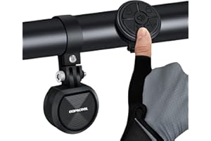 OOPSCOOL Bike Horn Adjustable 80-130DB, Electric Bicycle Bell USB Rechargeable, Waterproof Bicycle Accessories for Adults Mountain Bike Bells Whistle