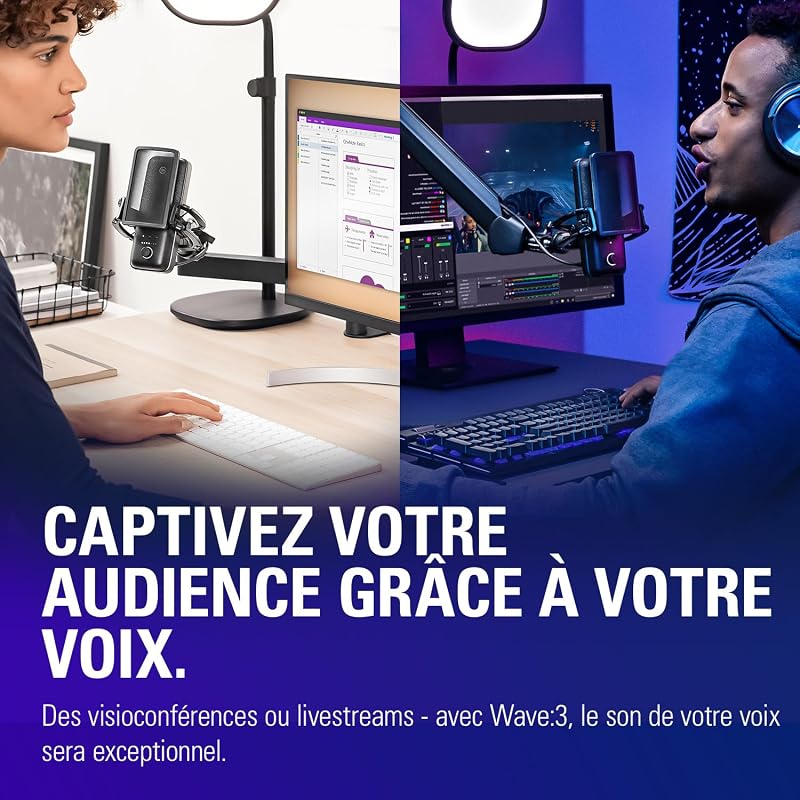 Wave:3 – Micro à condensateur USB