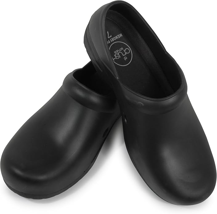 Woman's Clog Shoe with Memory Foam in Sole, and Anti Slip