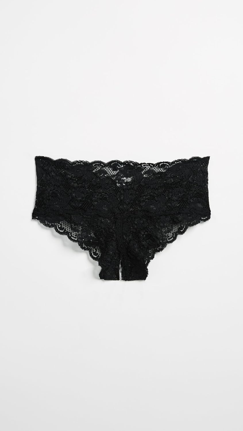 Cosabella Women's Never Say Never Naughtie Open Gusset Hotpant Panty at  Women’s Clothing store: Boy Shorts Panties