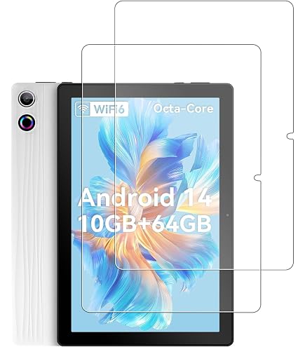 Pack De 2 Protections écran Verre Trempé 9H Pour Tablette Deertime E15 10.1" | Anti-rayures, Ultra-transparent