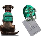 Tailtote Dog Hiking Backpack Harness Lightweight, Adjustable, and Water-Resistant Pet Poopbag Holder for Outdoor Adventures,Puppy School or Everyday Walks (Medium)