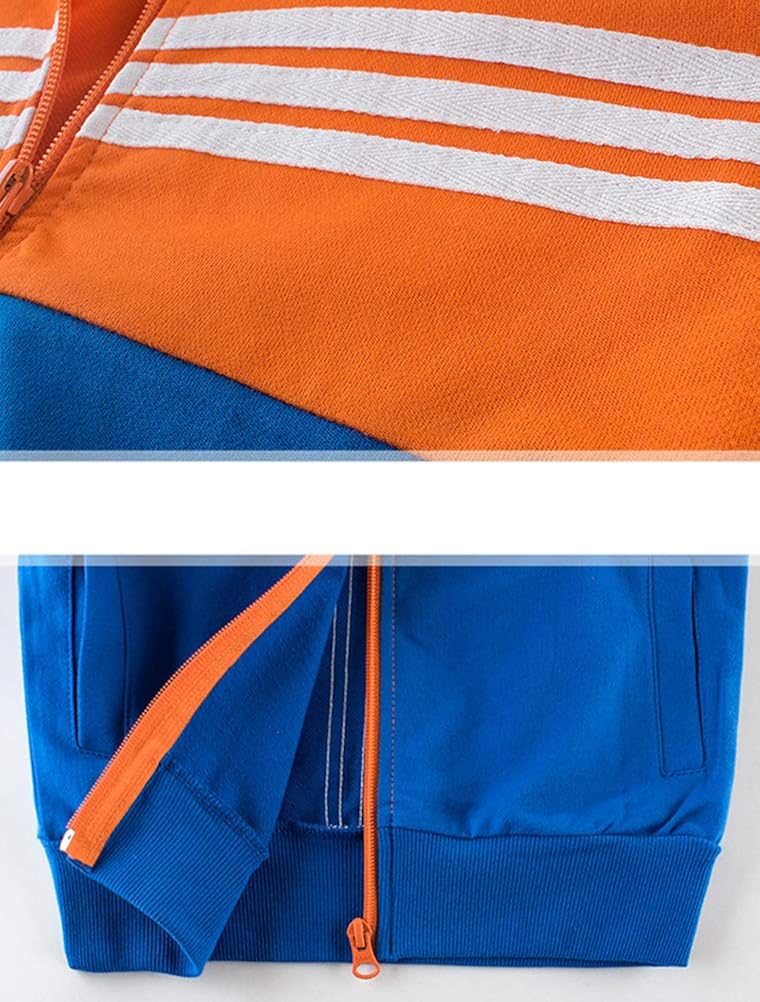 boys orange sweatsuit