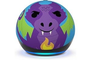 AMAZON ECHO & ALEXA Amazon Echo Dot Kids (newest model) - Designed for kids, with Alexa+ Early Access, parental controls, Includes 1 Year of Amazon Kids+, Dragon