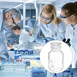 PATIKIL 250mL Reagent Media Bottle, 1Pcs Round