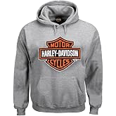 Bar & Shield Hooded Sweatshirt by Harley-Davidson, Black