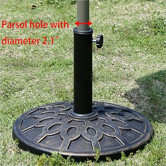 HTTH 2" Umbrella Table Hole Cap Patio Table Umbrella