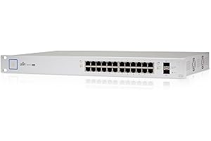 UBIQUITI NETWORKS UniFi Switch PoE 24 US-24-250W 24-Port Managed PoE+ Gigabit Switch with SFP