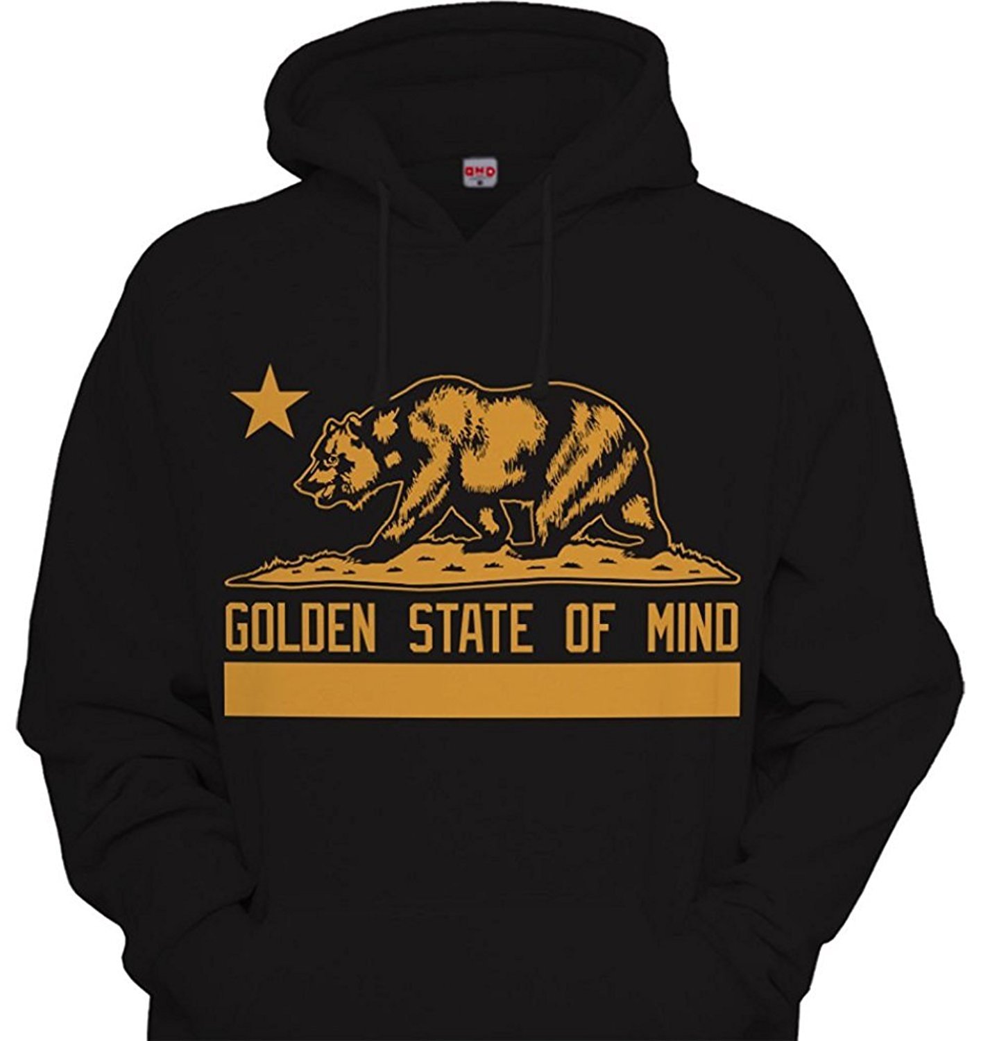 Golden State Of Mind Hooded California Cali Flag Bear Dubs Sf Shirts
